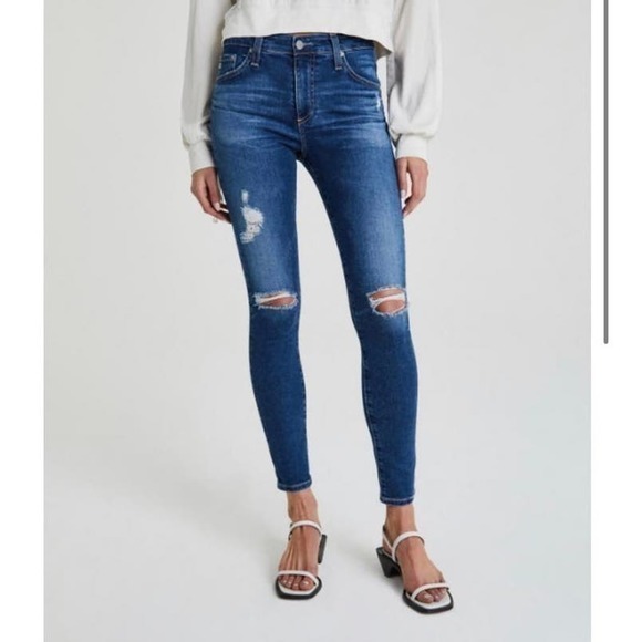 AG Adriano Goldschmied Denim Farrah Skinny‎ Ankle Jeans - Picture 1 of 13